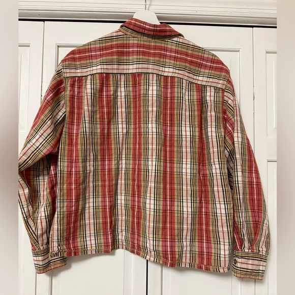 Vintage Calvin Klein Unisex Button Down Plaid Flannel 100% Cotton Medium Country - Picture 2 of 7